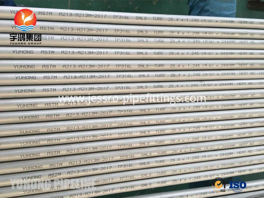 Astm A213 Tp316l Heat Exchanger Tube Astm A213 Tp316l Heat Exchanger Tube